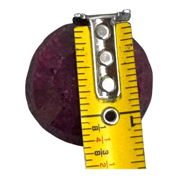 Natural Ruby Gemstone 33 grams Round Cut Loose Stone Jewelry Crafting 169 Carats - Picture 9 of 10